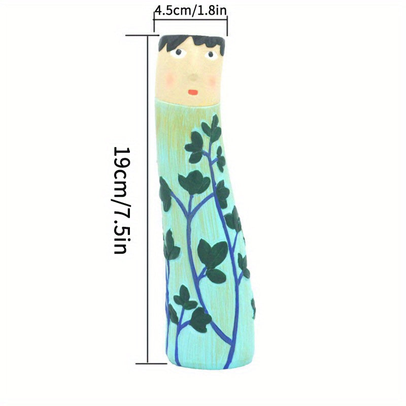 Resin Spring Family Bud Vase