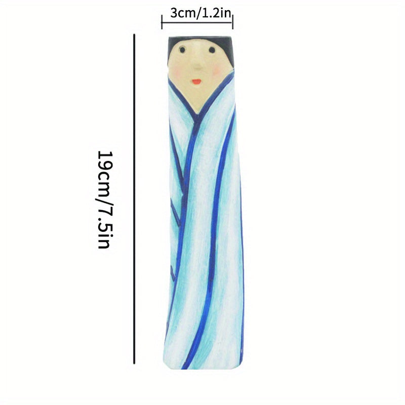 Resin Spring Family Bud Vase