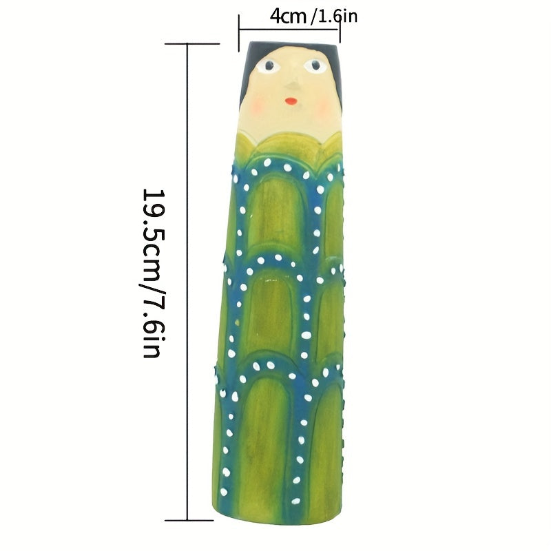 Resin Spring Family Bud Vase