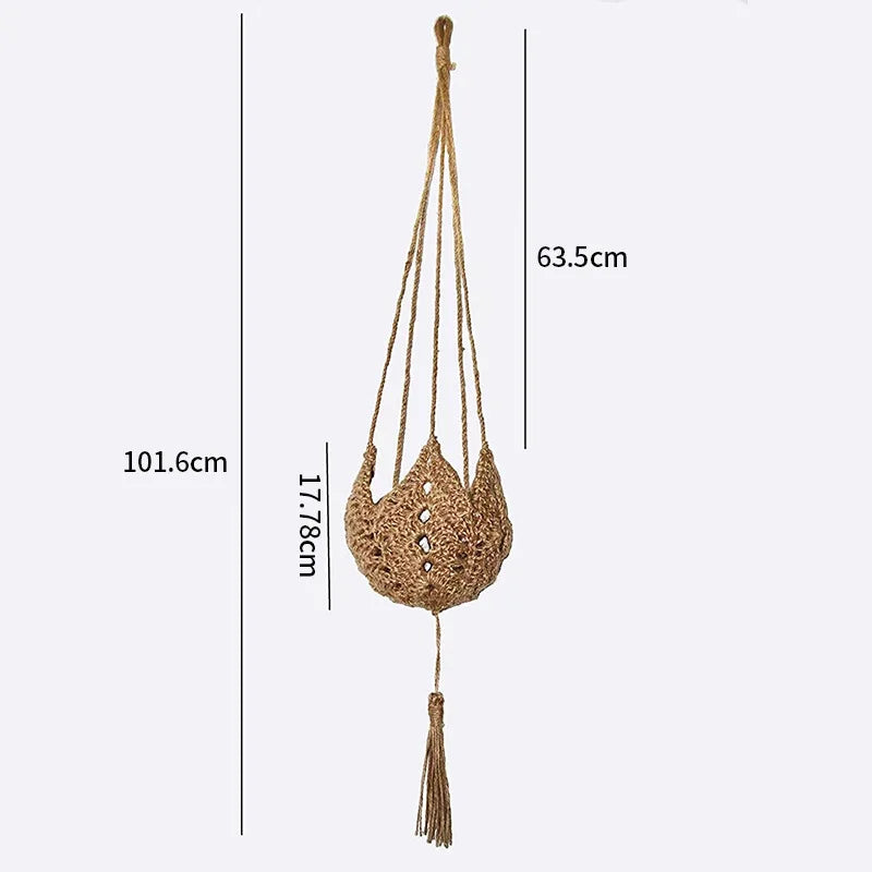 Handmade Macrame Hanging Basket Planter