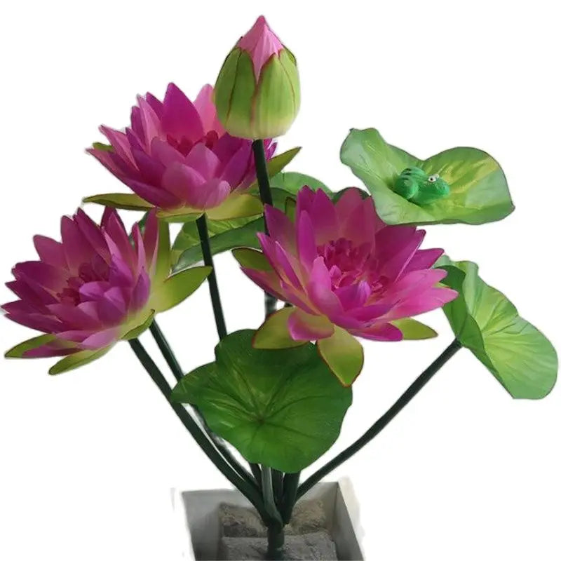 Artificial Lotus Flower Bunch