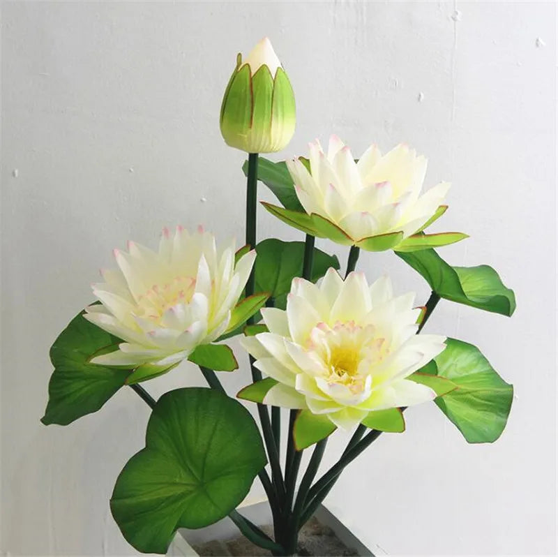 Artificial Lotus Flower Bunch