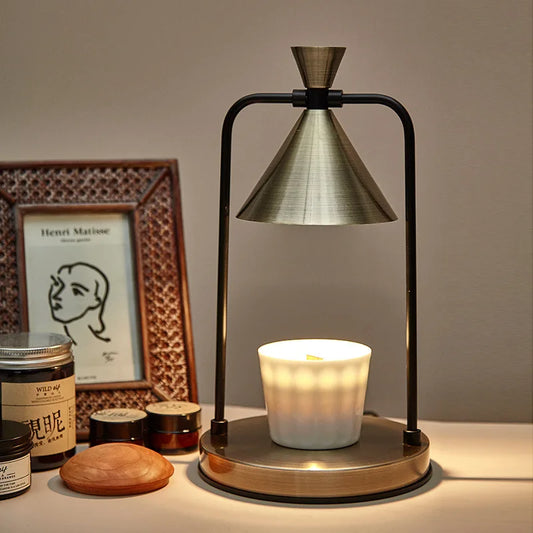 Candle Warmer Wax Melt Lamp delivers safe, soot-free fragrance from top-down heat with stepless dimming and a stylish desk-ready design—get yours, buy now.