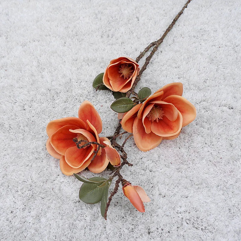 Luxury Magnolia Silk Flower Branch