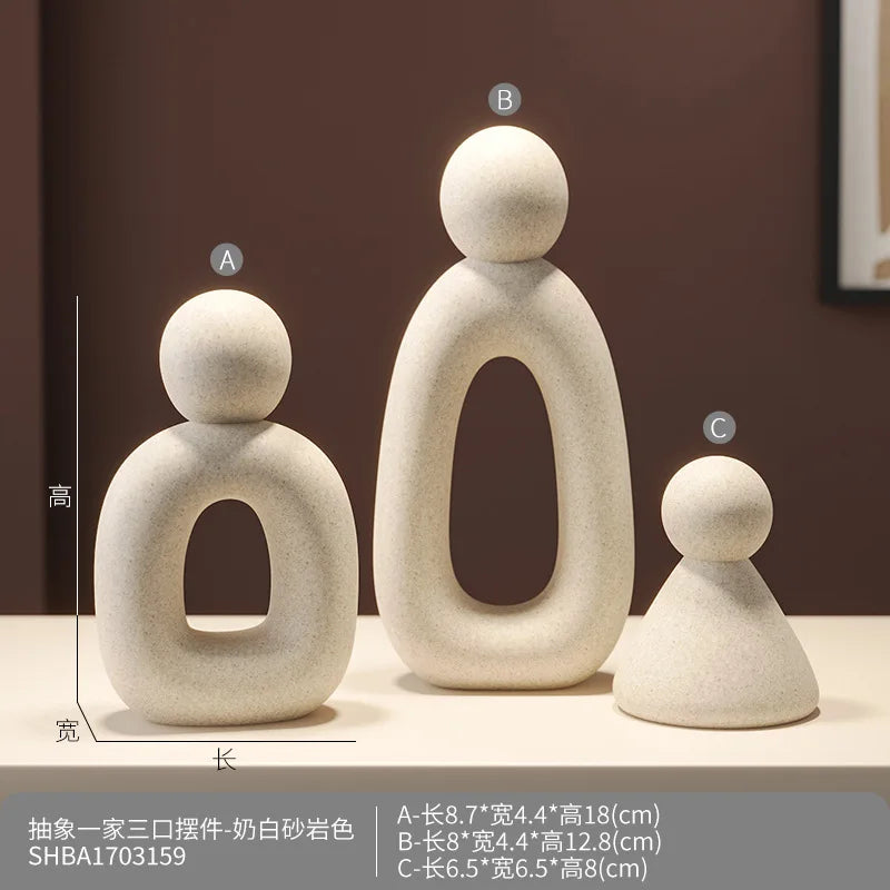 Ceramic Family Home Decor