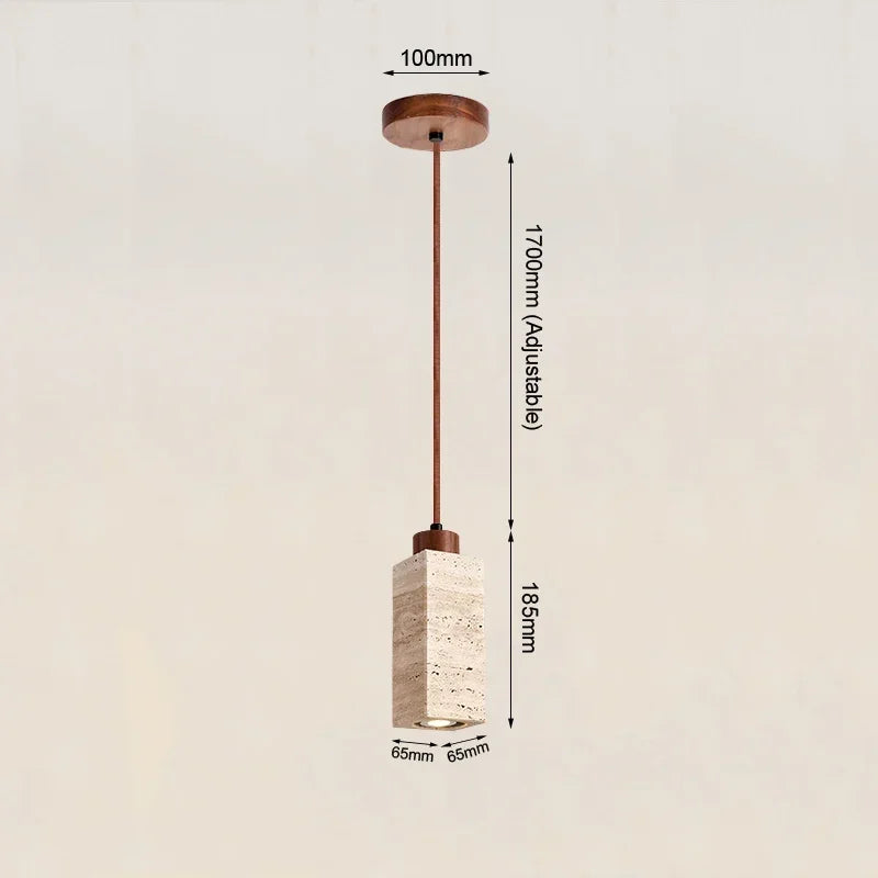 Travertine Chandelier