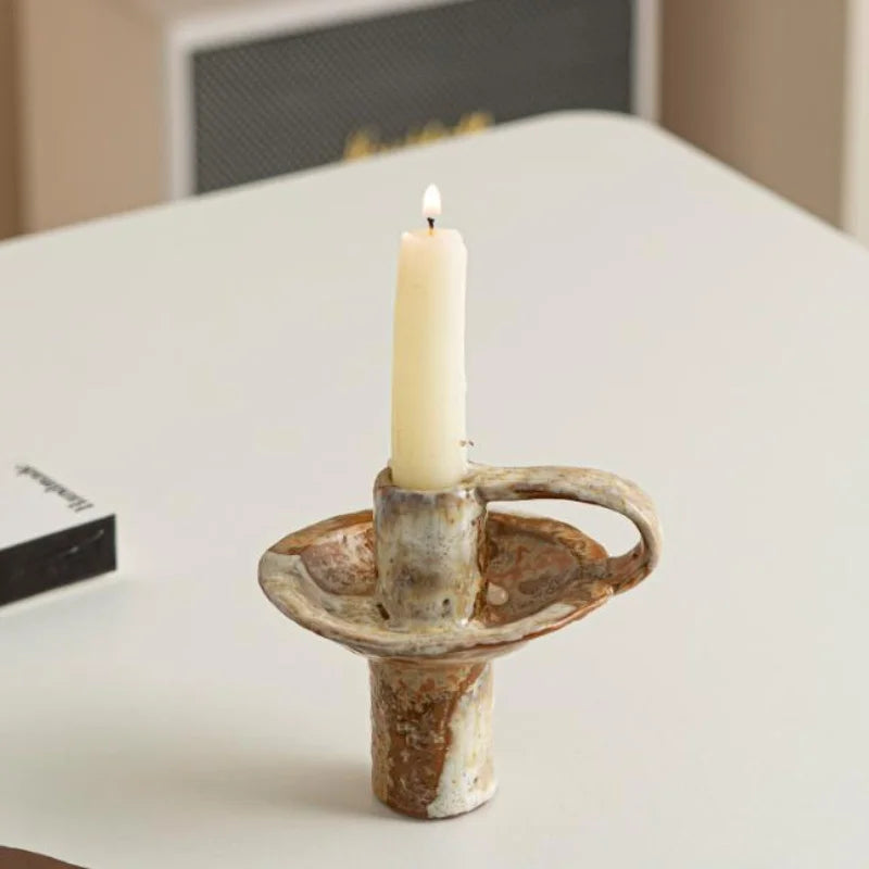 Handcrafted Ceramic Candle Holder