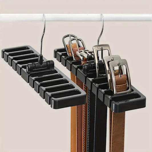 Belt Hanger ultradurable space-saving closet organizer keeps belts, ties, and accessories neatly stored with very easy access upgrade your closet shop now.