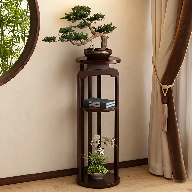 Chinese Style Round Flower Stand