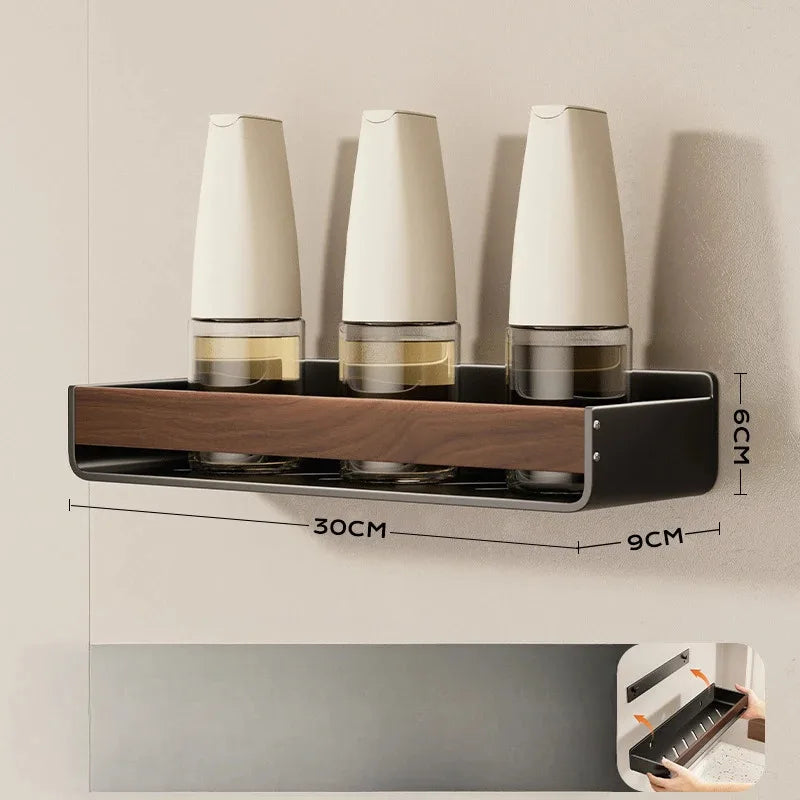 Stainless Steel Wall Spice Rack