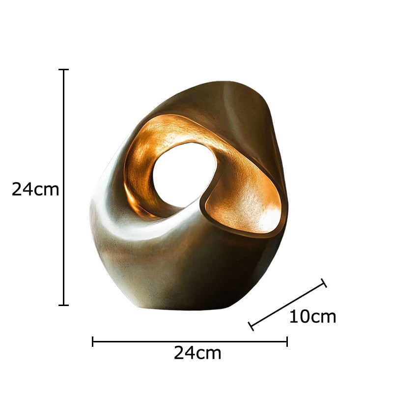 Gold Plated Avant Garde Sculpture