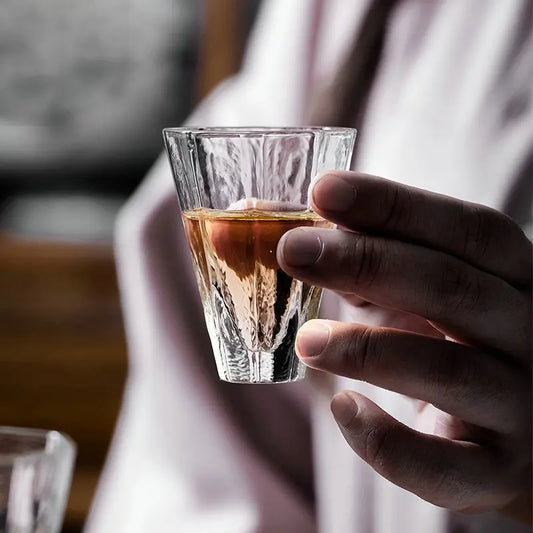 Translucent Liquor Crystal Handcrafted Sake Cup Glassware delivers elegant 50ML glassware for sake, tea, or whiskey, offering refined sipping plus - shop now.