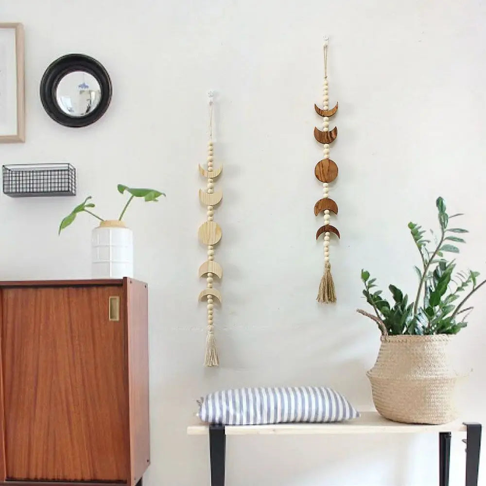 Moon Phase Wood Wall Decor