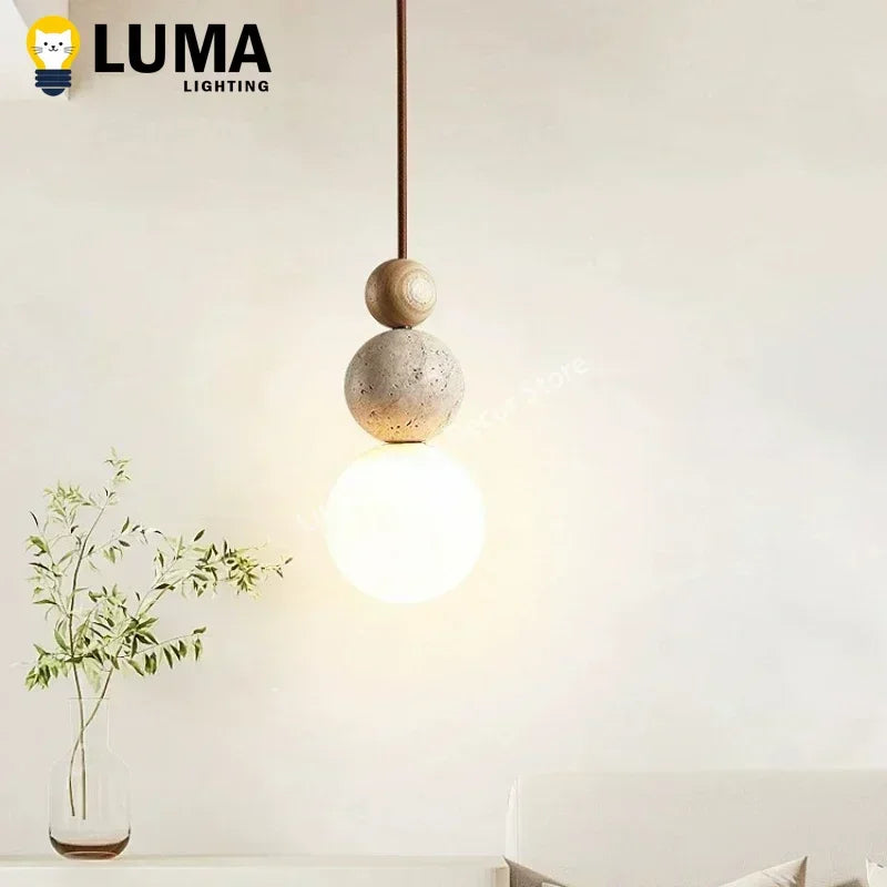 Travertine Pendant Light