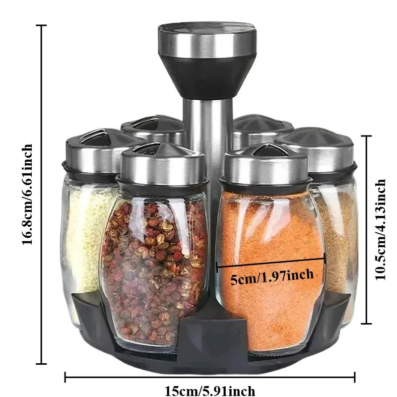 Self-Adhesive Spice Rack Organizer