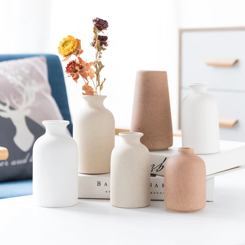 Nordic Flower Ceramic Vase