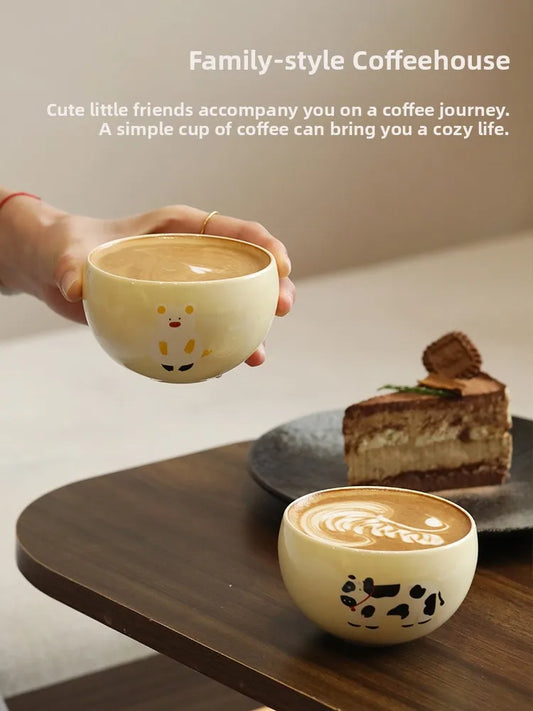Ceramic Cup Blue Lotus Edition delivers handcrafted elegance, ergonomic grip, and versatile use for latte art, coffee, or desserts;upgrade rituals;buy now.