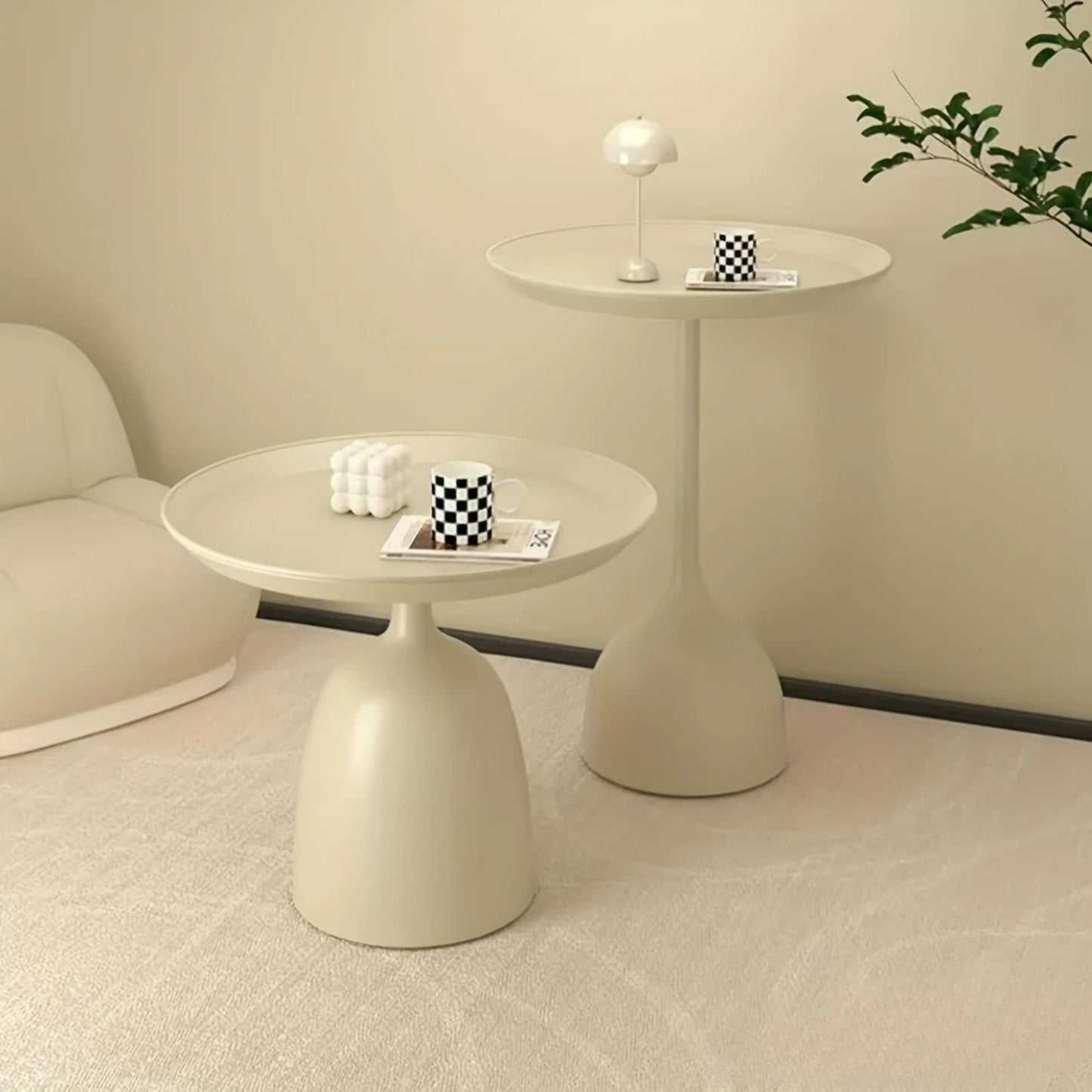 Round Nesting End Tables