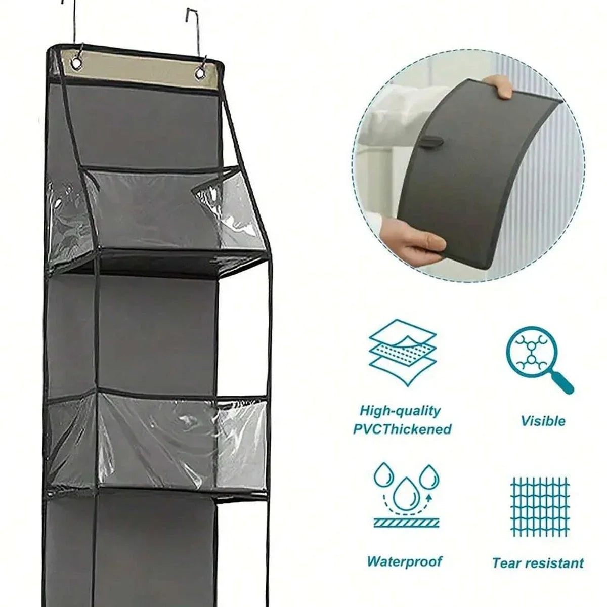 Hanging Fabric Storage Bags Organizer