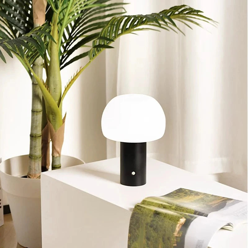 Wireless Charging Mushroom Table Lamp