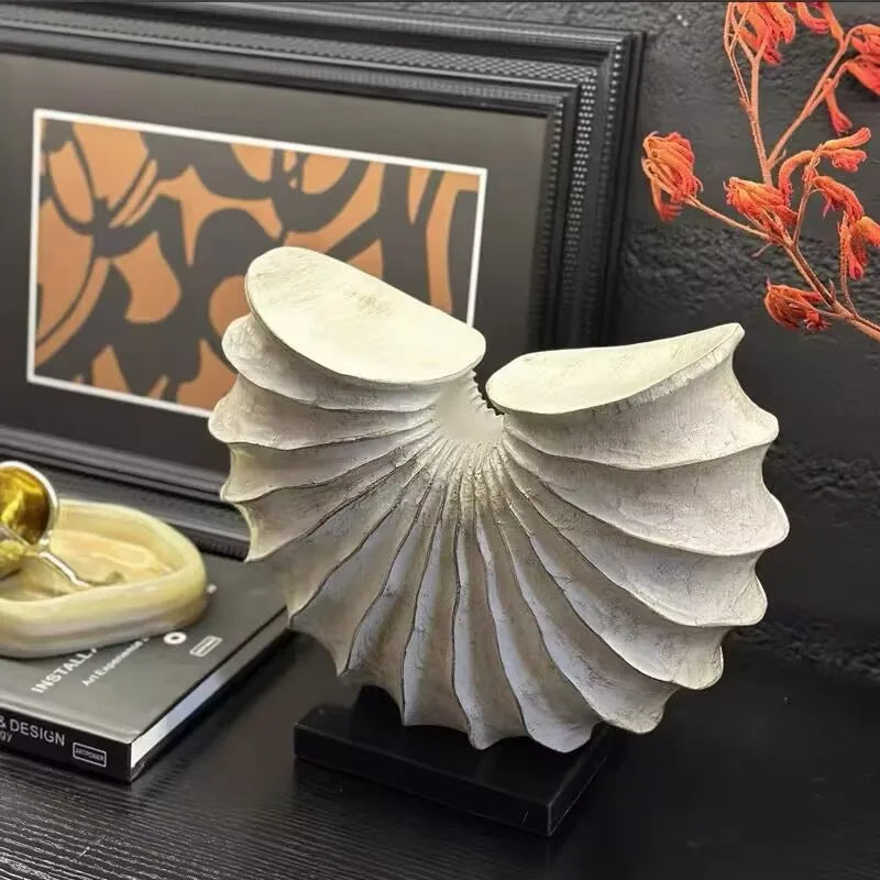 Resin Conch Sculpture