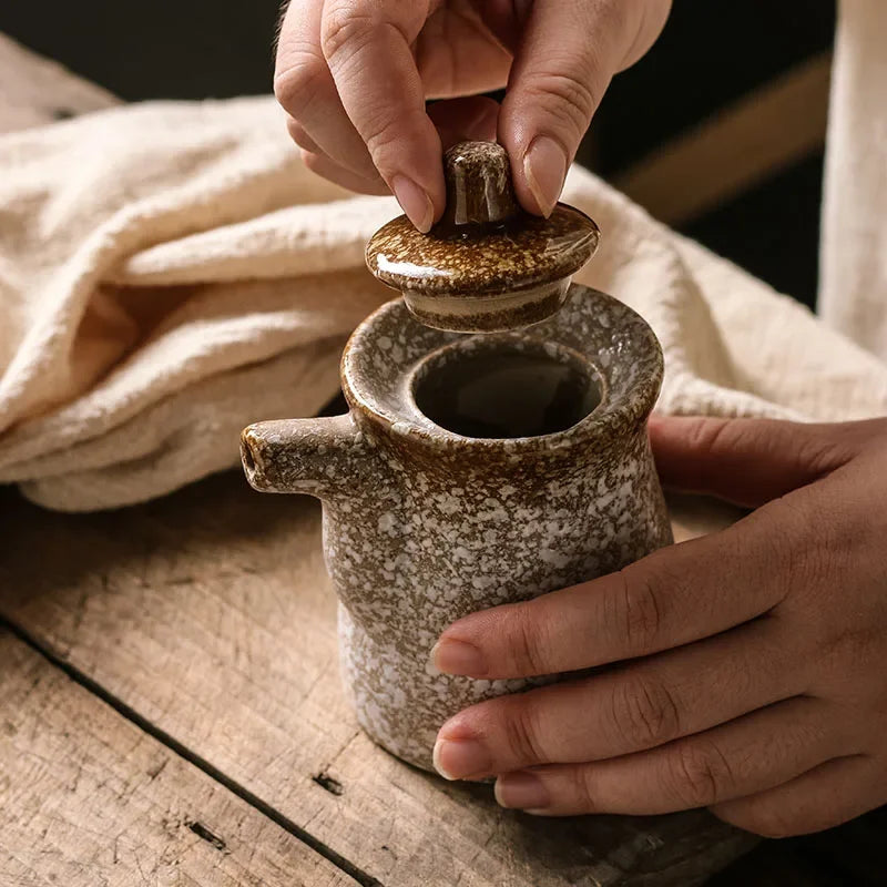 Japanese Porcelain Soy Sauce Dispenser