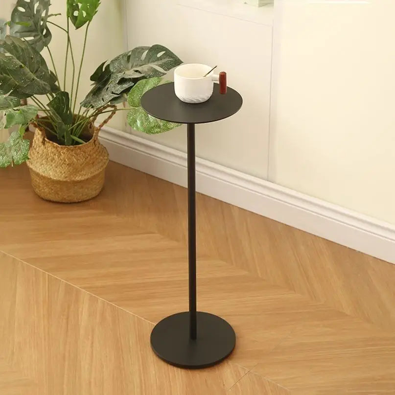 Minimalist Round Glass Side Table