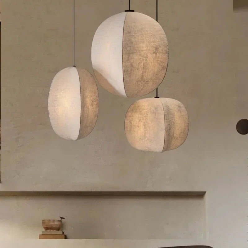 Linen LED Pendant Ambient Light