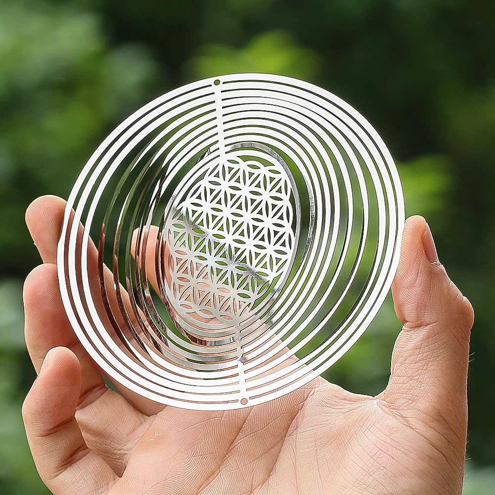 3D Mandala Wind Spinner