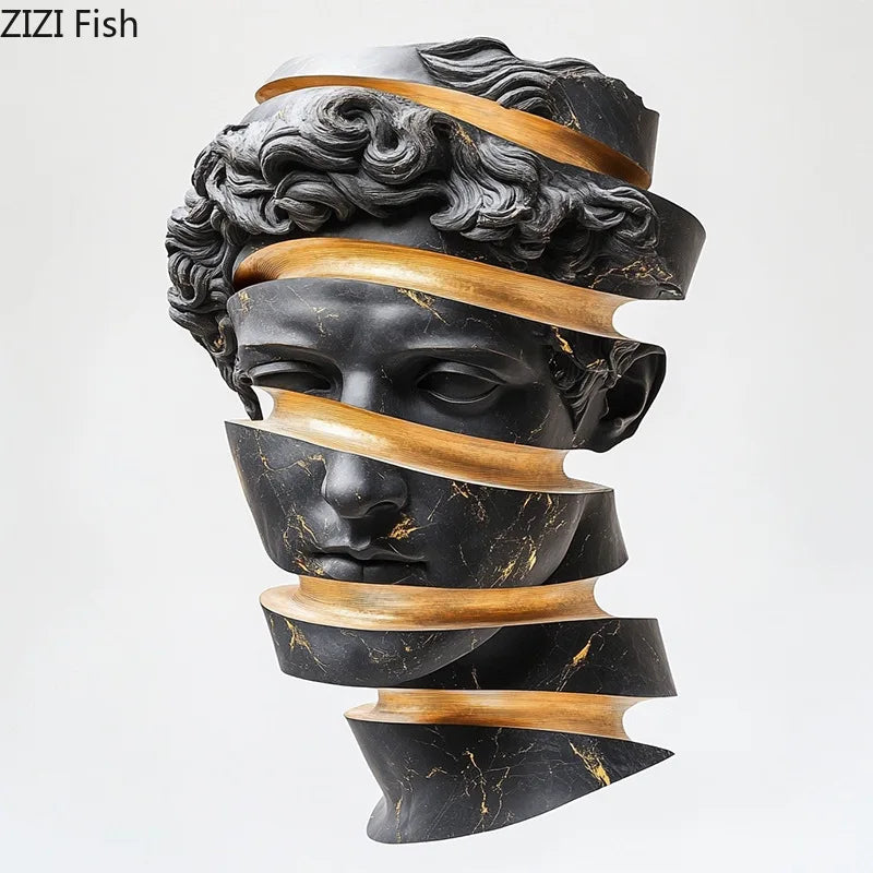 Golden Figurine Display Ornament