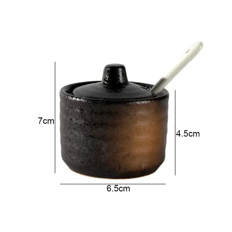 Multifunctional Ceramic Seasoning Jars
