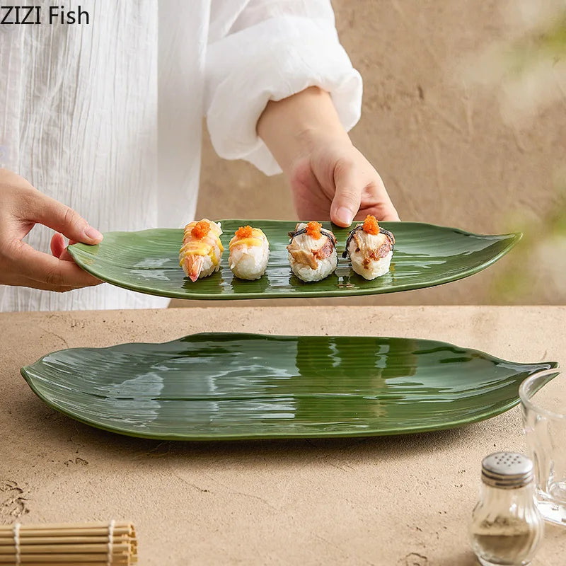 Gourmet Japanese Porcelain Sushi Platter