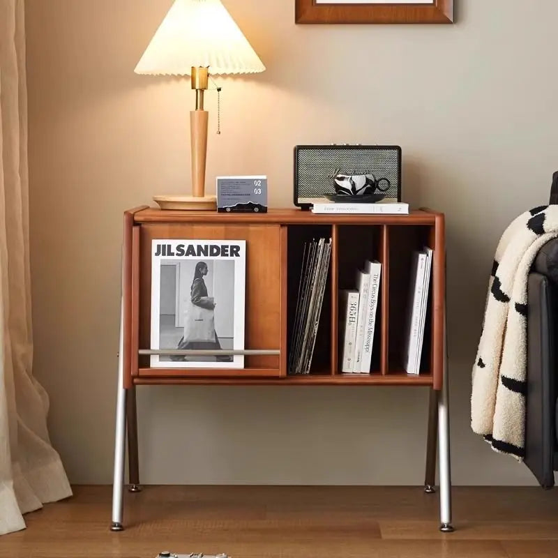 Wood Magazine Cabinet