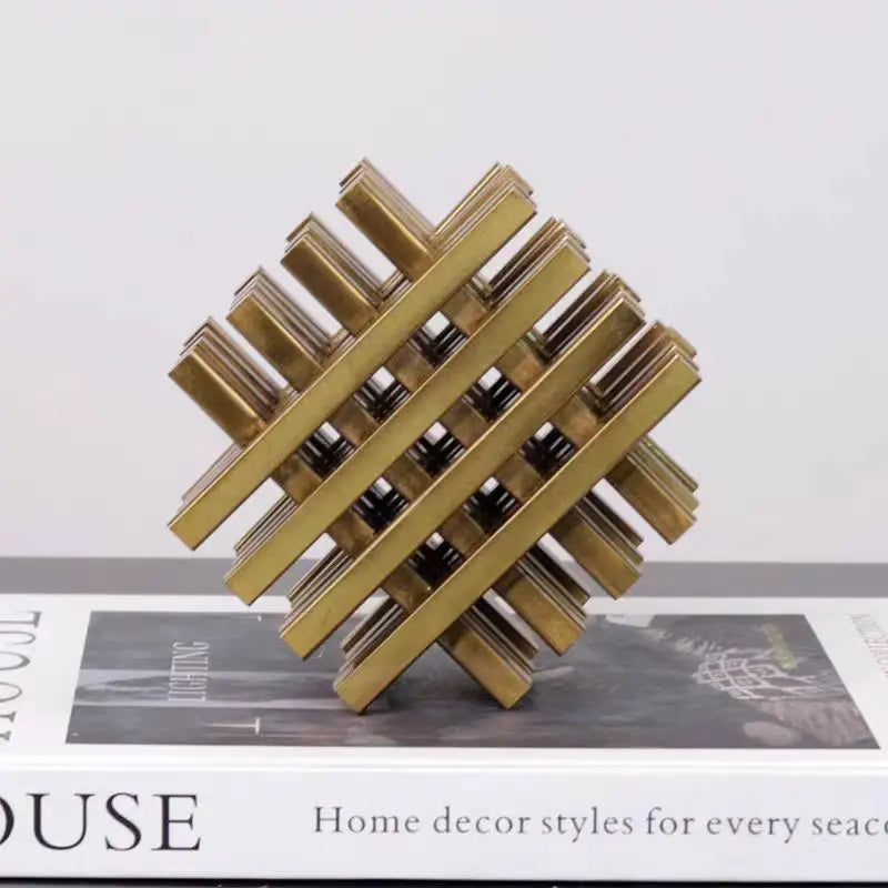 Gilded Irregular Metallurgical Architectural Sculpture
