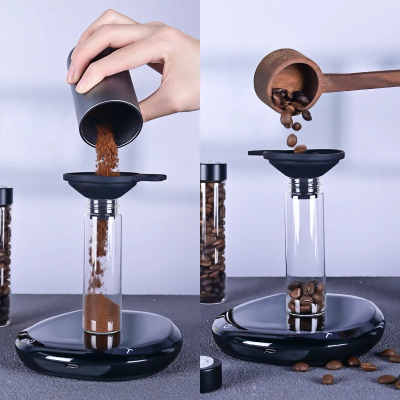 Airtight Borosilicate Coffee Storage