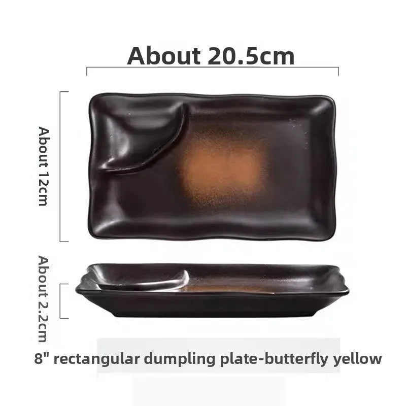 Japanese Ceramic Square Plate