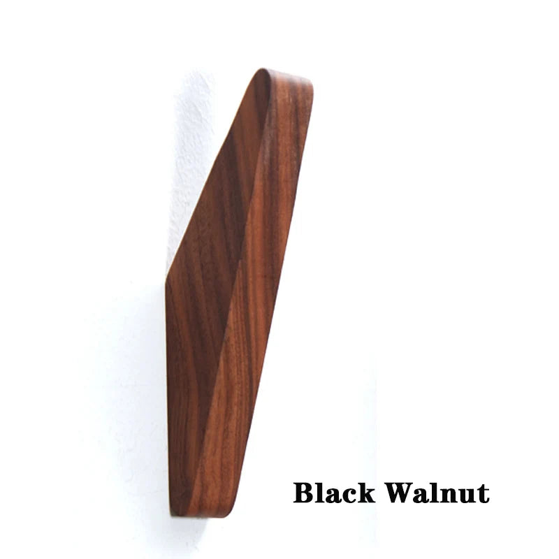 Walnut Wood Wall Key Holder