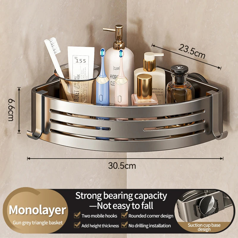 Suction Cup Wall Triangle Organizer