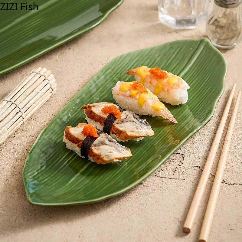 Gourmet Japanese Porcelain Sushi Platter