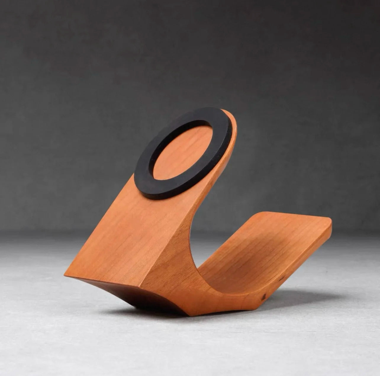Solid Wood Magnetic Phone Holder