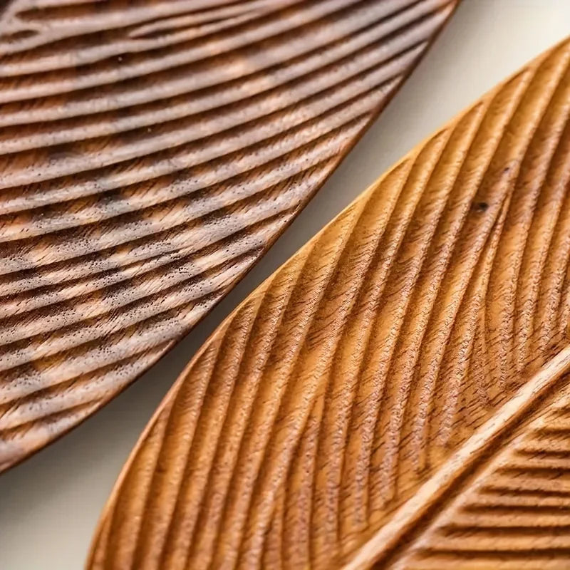 Eco Friendly Walnut Leaf Tray
