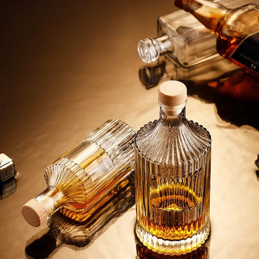 PremiumGlass EcoFriendly LiquorBottle Storage 550mls delivers lead-free glass eco-conscious designs versatile storage for vodka, wine, spirits; shop today.