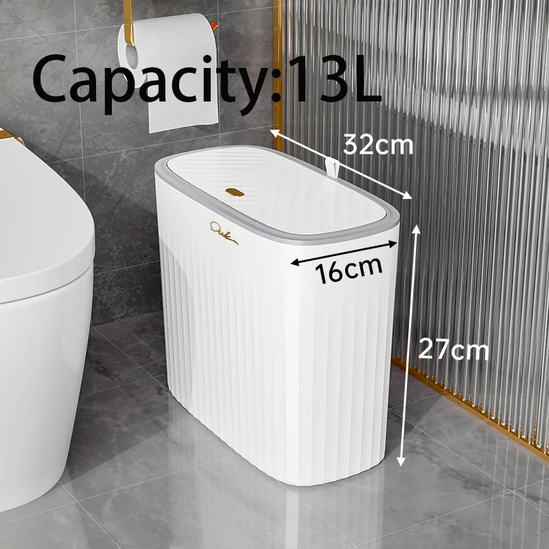 Narrow Garbage Trash Bin