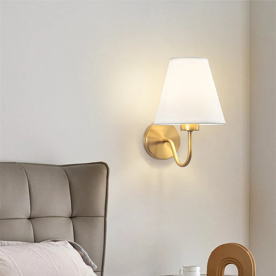 Nordic Fabric LED Wall Lamp