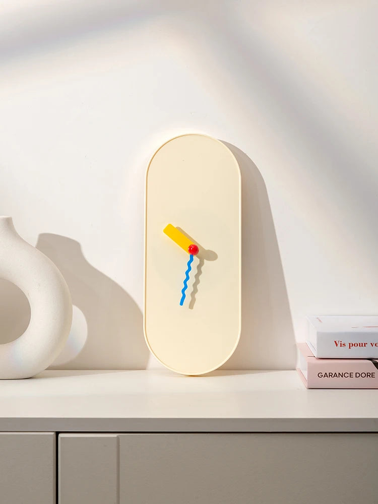 Oval Digital Wall Clock