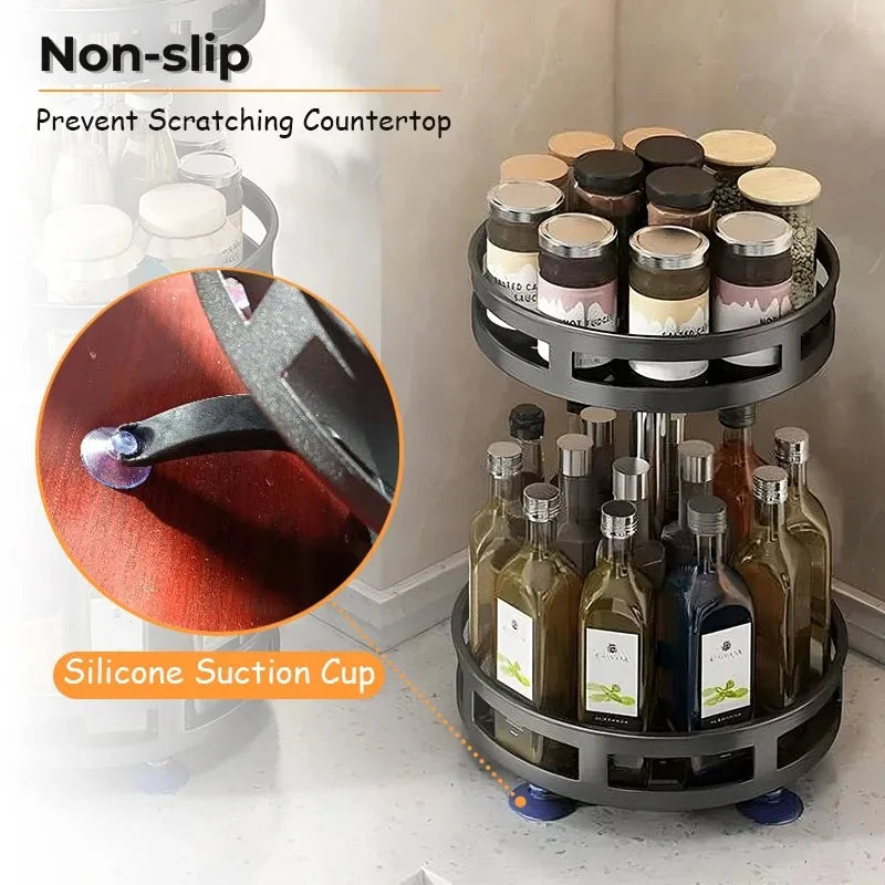 360 Degree Rotating Spice Rack