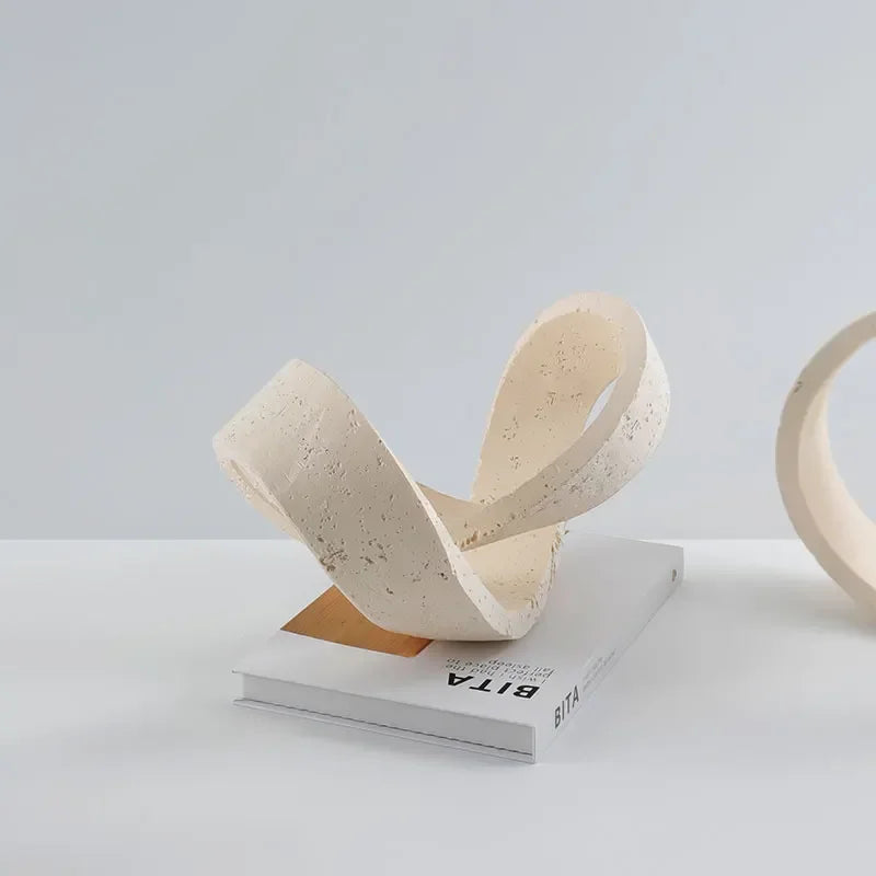 Geometric Ring Stone Decor