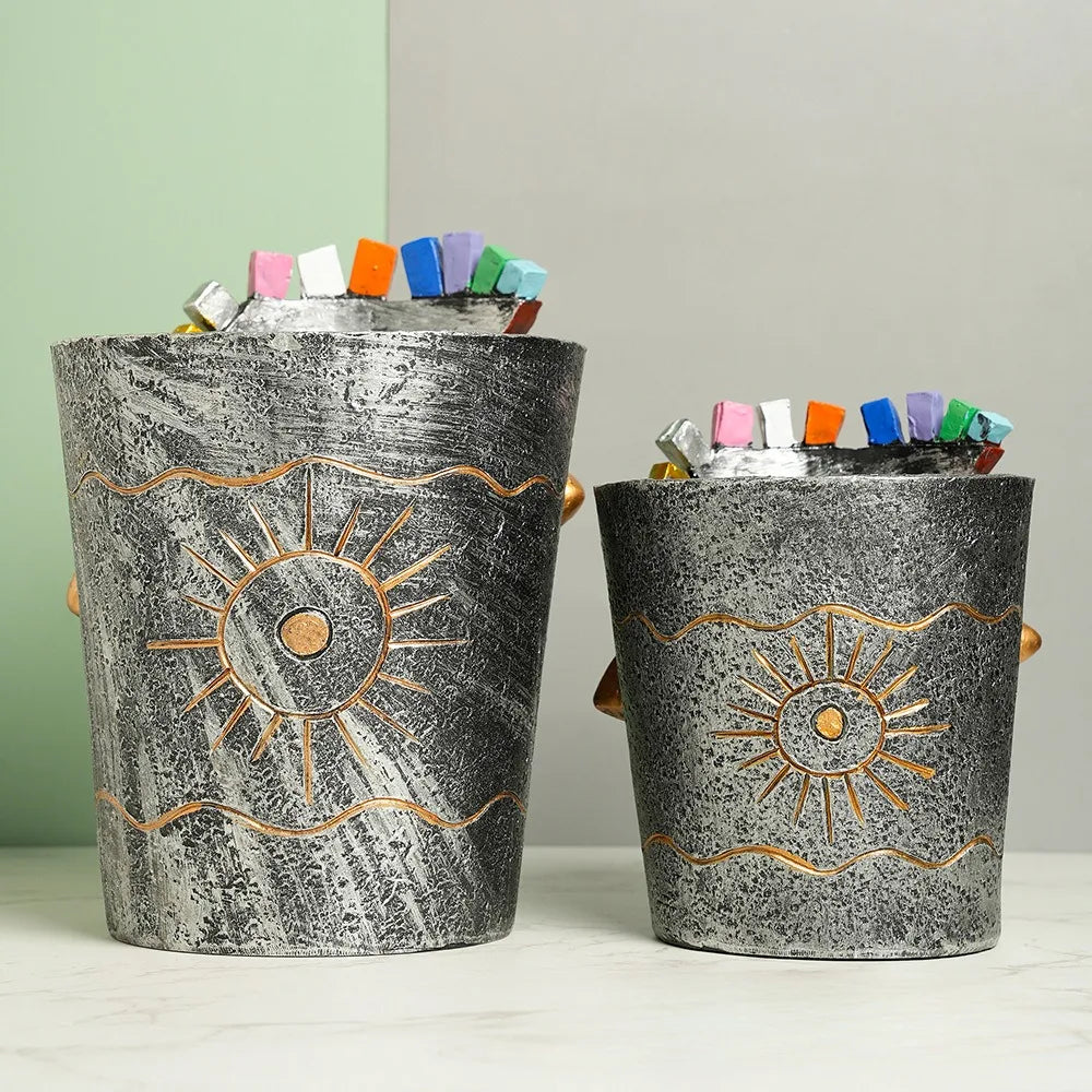 Abstract Face Flower Pot Planter