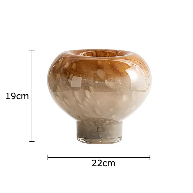 Glass Vase IntricatelyInterwoven | Hypergradient – The Living Plus