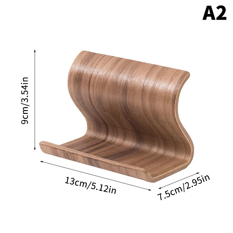 Multifunctional Solid Wood Desk Holder